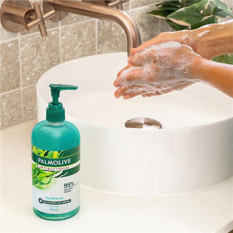 Palmolive Antibacterial Softwash Hand Wash Sea Minerals 500ml
