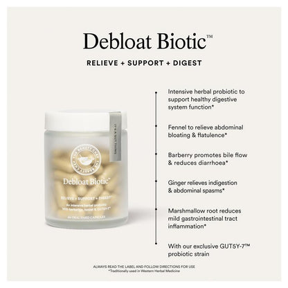 The Beauty Chef Debloat Biotic Digest & Debloat 60 Capsules