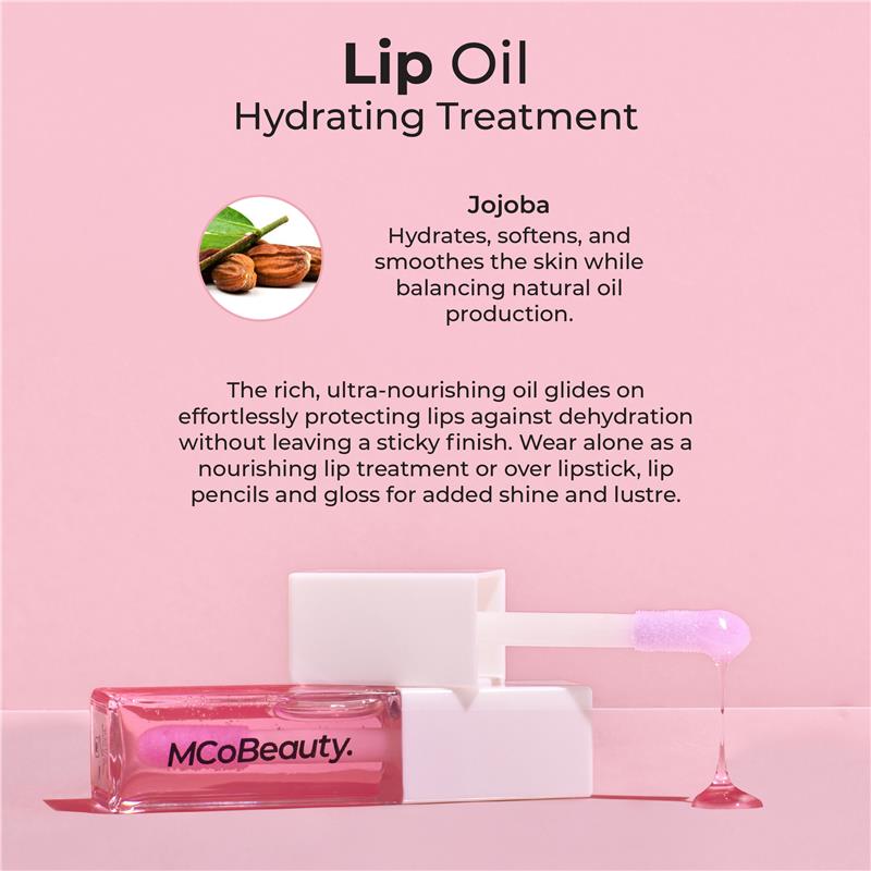 MCoBeauty Lip Oil Hydrating Treatment Sheer Rose