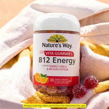 Nature's Way Adult Vita Gummies B12 Energy 160 Gummies Exclusive Size