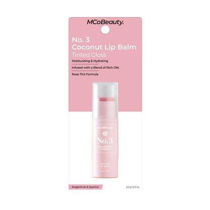 MCoBeauty Coconut Lip Balm No. 3 Dragonfruit & Jasmine