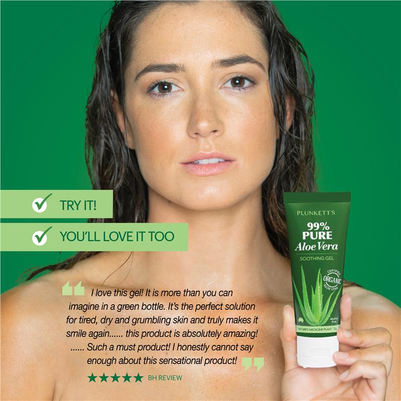 Plunketts 99% Pure Aloe Vera Soothing Gel 240ml