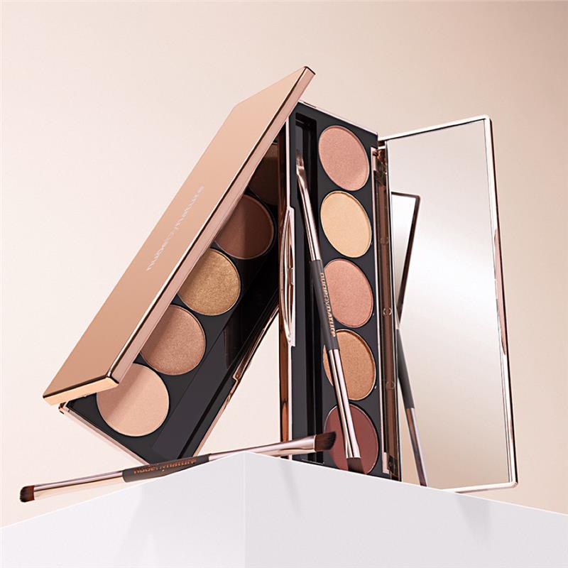 Nude By Nature Natural Illusion Eye Palette 02 Soft Rose