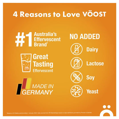 Voost Hydrate Orange Effervescent Tablets 60 Pack Exclusive Size