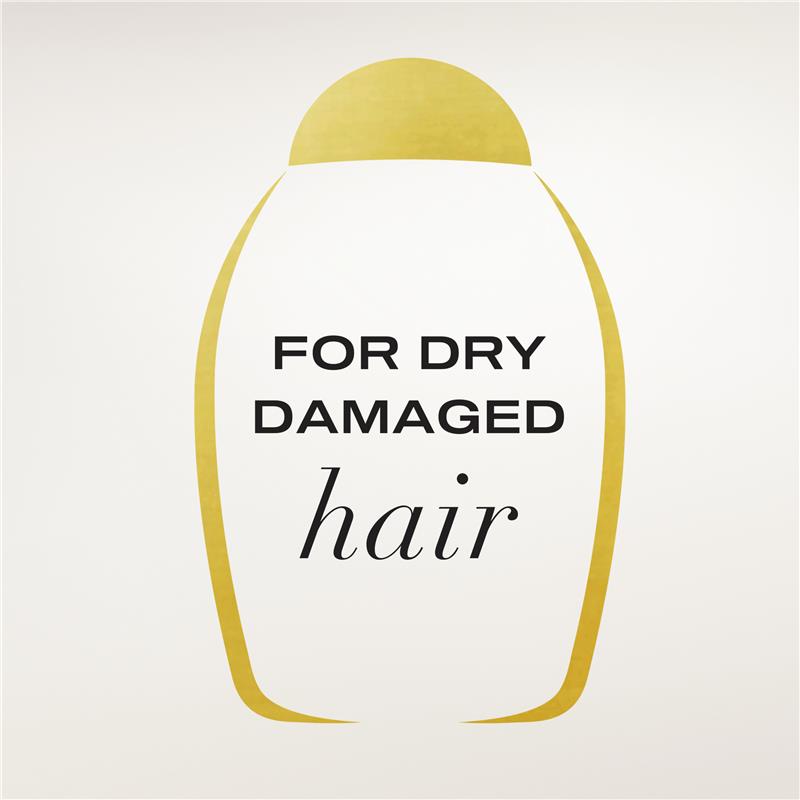 Ogx Extra Strength Damage Remedy + Hydrating & Repairing Coconut Miracle Oil Shampoo For Damaged & Dry Hair 385mL