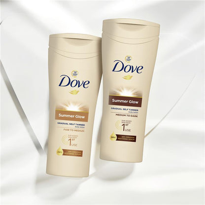Dove Summer Glow Medium - Dark Skin 400ml