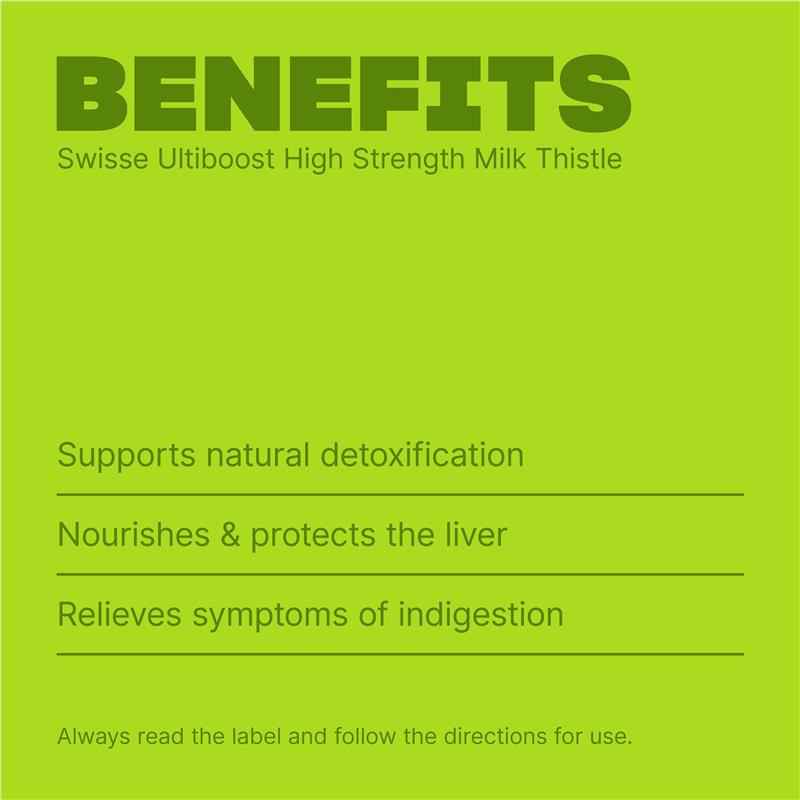 Swisse Ultiboost High Strength Milk Thistle 180 Tablets