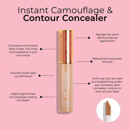 MCoBeauty Instant Concealer Camouflage & Contour Medium NEW