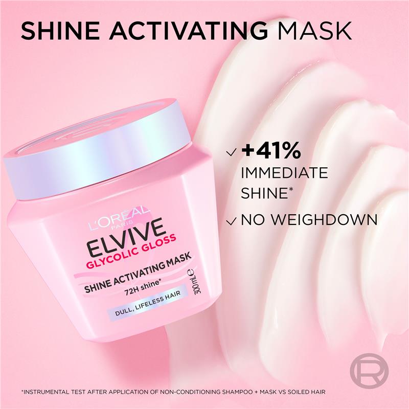 L'Oreal Elvive Glycolic Gloss Shine Activating Mask 300ml
