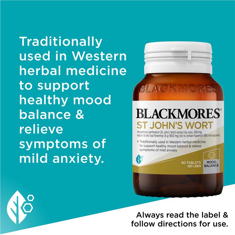 Blackmores St Johns Wort 90 Tablets - GimmeNow