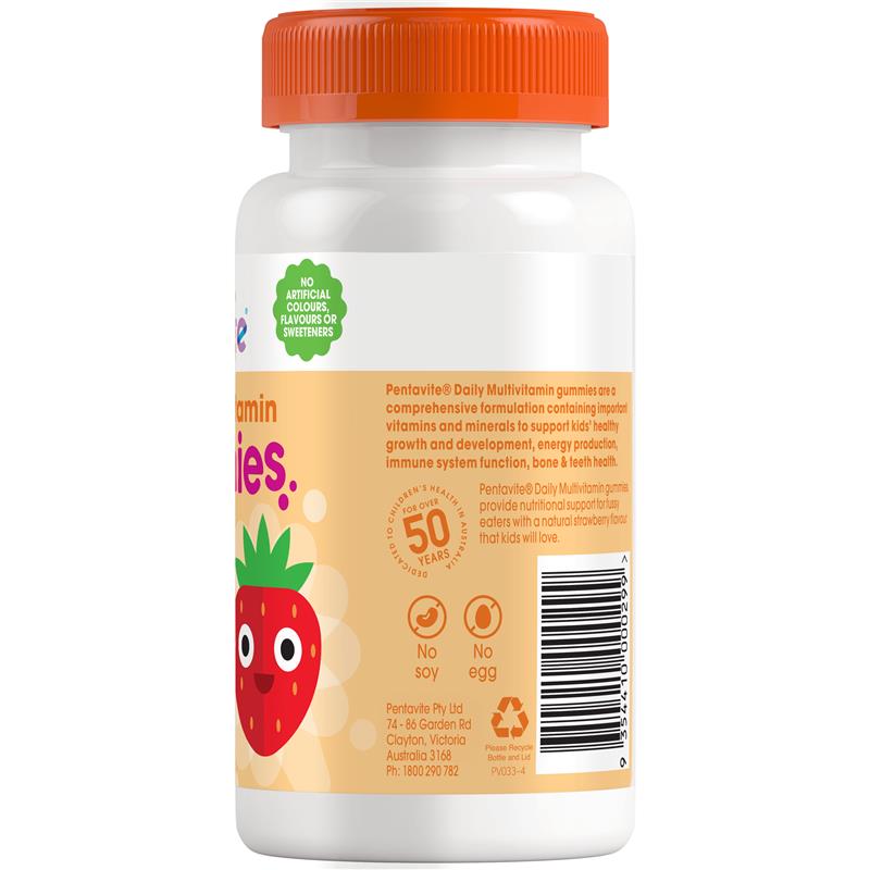 Pentavite Daily Multivitamin Kids Gummies 60 Gummies