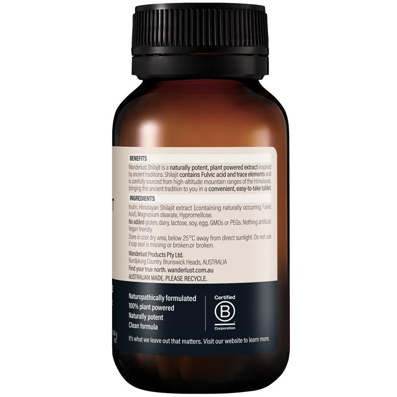 Wanderlust Shilajit 120 Tablets