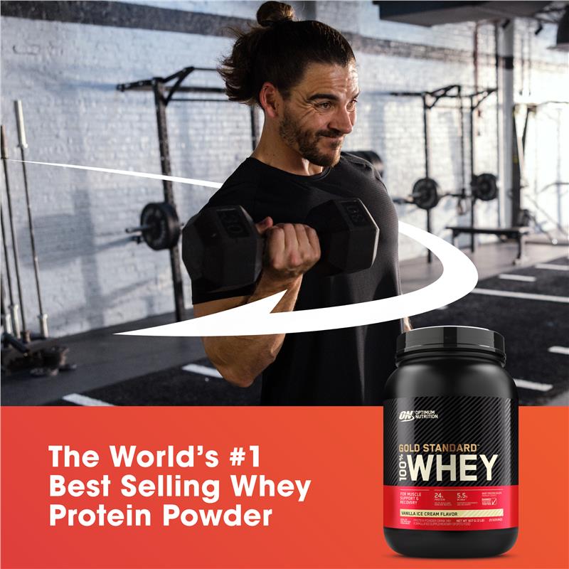 Optimum Nutrition Gold Standard 100% Whey Cookies & Cream 907g