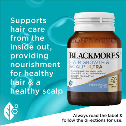 Blackmores Hair Growth+Scalp Ultra 60 Capsules