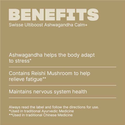 Swisse Ultiboost Ashwagandha Calm+ 60 Pack