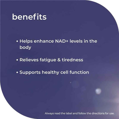 Nature's Way NMN + Nicotinamide & B12 60 Tablets Exclusive Size