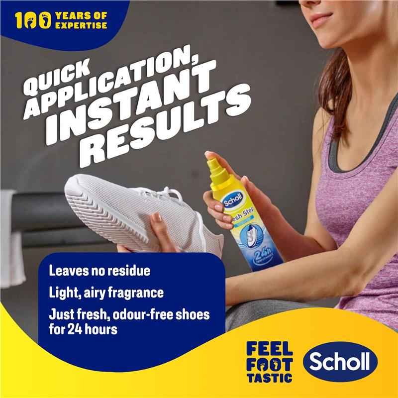 Scholl Fresh Step Shoe Spray 24 Hour 100g