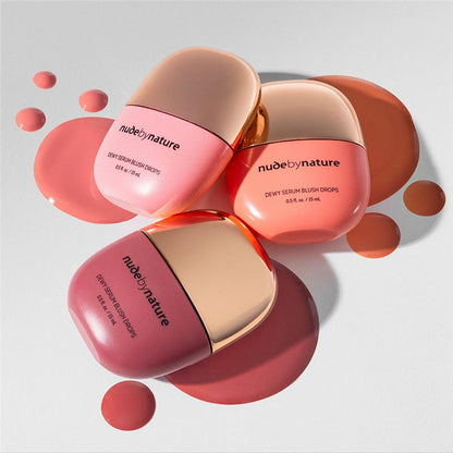 Nude By Nature Dewy Serum Blush Drops 01 Pink Petal 15ml
