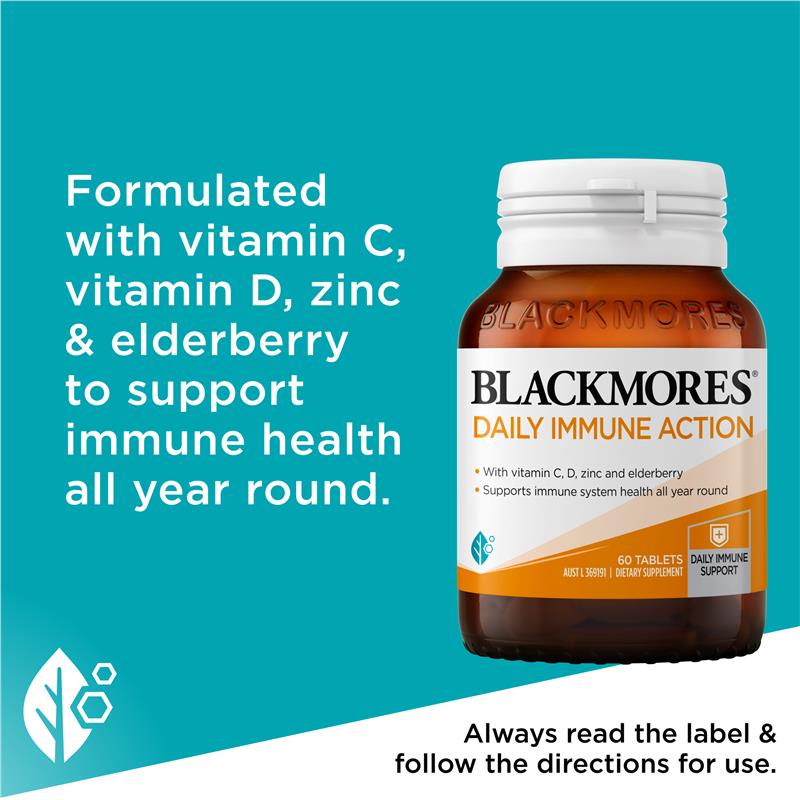 Blackmores Daily Immune Action 60 Tablets