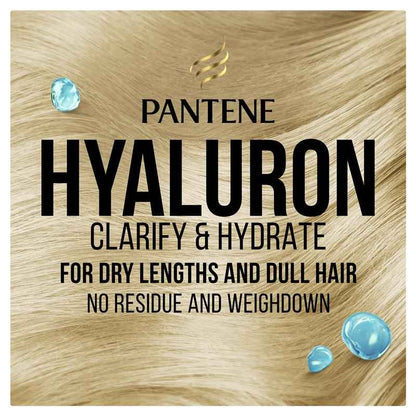 Pantene Miracles Hyaluron Clarify & Hydrate Silicone-Free Shampoo 650ml