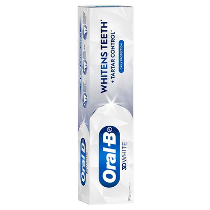 Oral B Toothpaste 3D White Whitens Teeth Long Lasting Freshness 2 x 190g  Value Pack