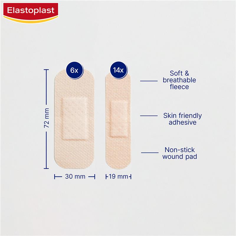 Elastoplast Sensitive Skin Tone Plasters 20 Light