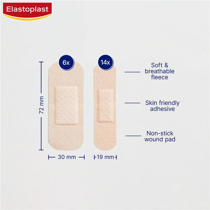 Elastoplast Sensitive Skin Tone Plasters 20 Light