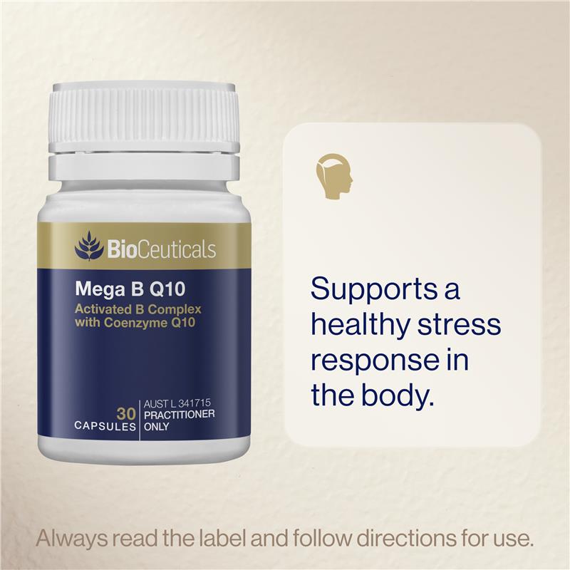 Bioceuticals Mega B Q10 30 Capsules