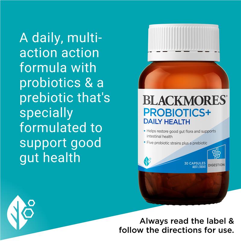 Blackmores Probiotics+ Daily Health 30 Capsules