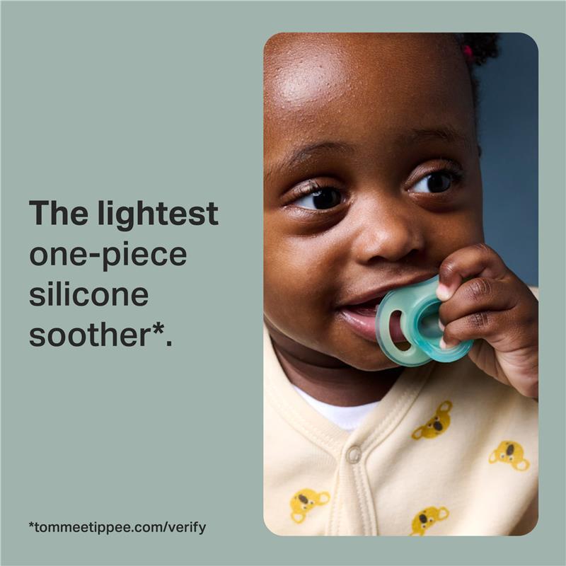 Tommee Tippee Ultralight Soother Night 0-6 Months 2 Pack