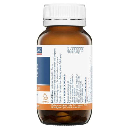Ethical Nutrients Extra C Zingles Orange 50 Tablets