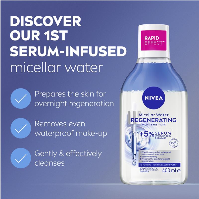 NIVEA Micellar Water Regenerating 400ml