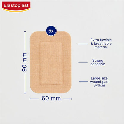 Elastoplast Flexible Fabric Strips XXL 5 Pack