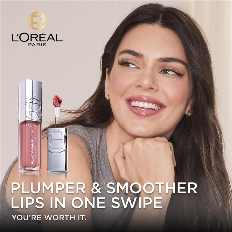 L'Oreal Paris Plump Ambition Hyaluron Lip Oil 390 Cherry Cherie