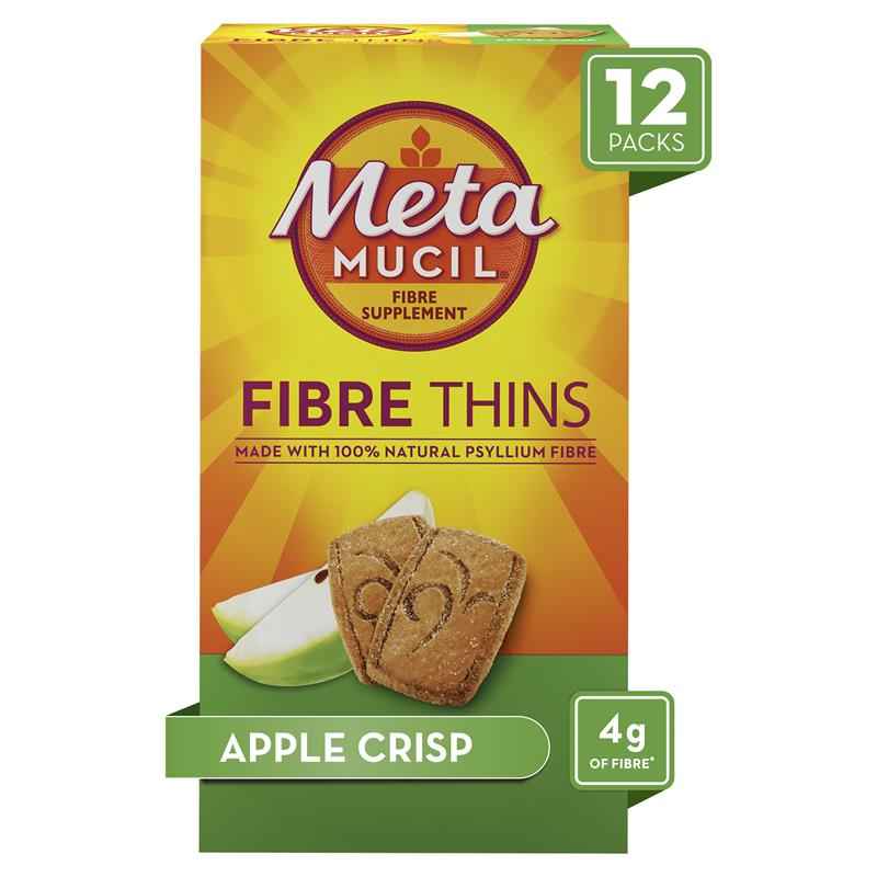 Metamucil Fibre Thins Apple Crisp 24 Pack