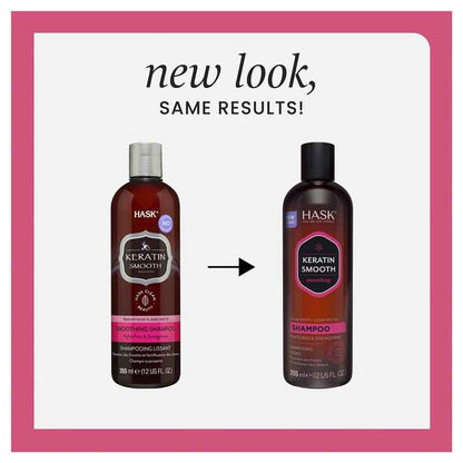 Hask Keratin Protein Smoothing Shampoo 355ml