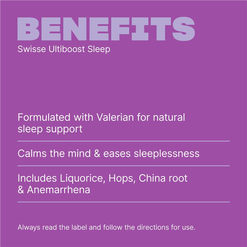 Swisse Ultiboost Sleep 100 Tablets