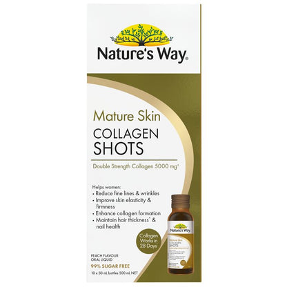 Nature's Way Mature Skin Collagen Shots 10 x 50ml