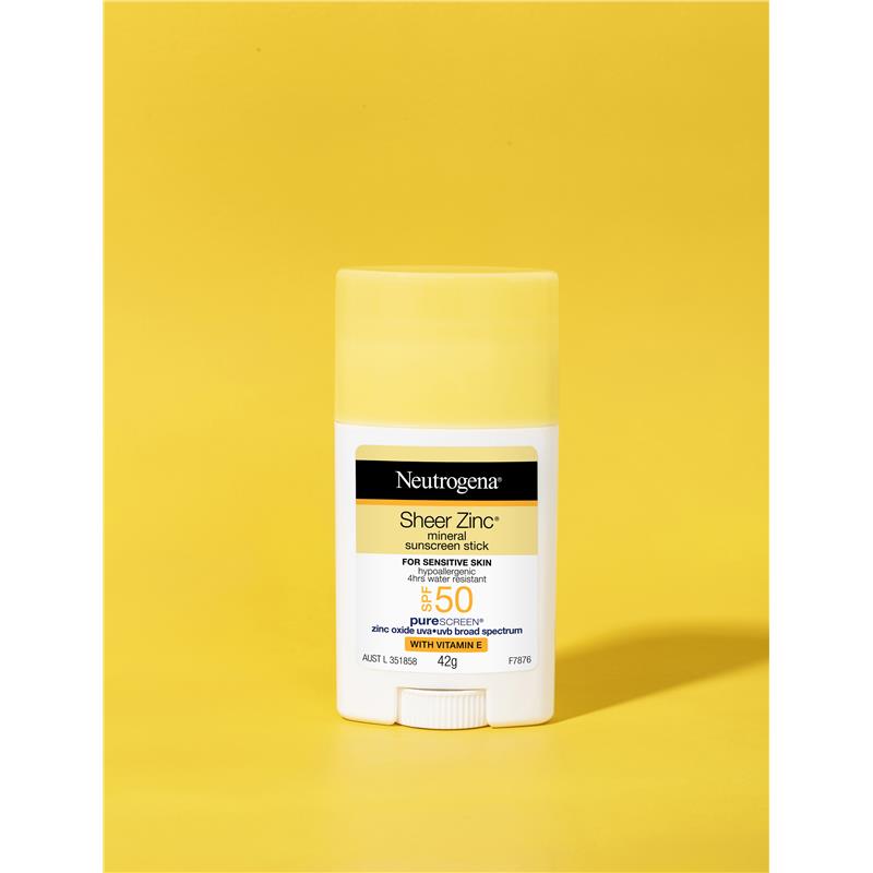 Neutrogena Sheer Zinc Mineral Stick SPF 50 42g - GimmeNow