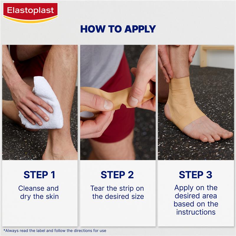 Elastoplast 36005 Sport Rigid Strapping Tape 50mm x 10m Tan - GimmeNow