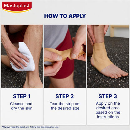 Elastoplast 36005 Sport Rigid Strapping Tape 50mm x 10m Tan - GimmeNow