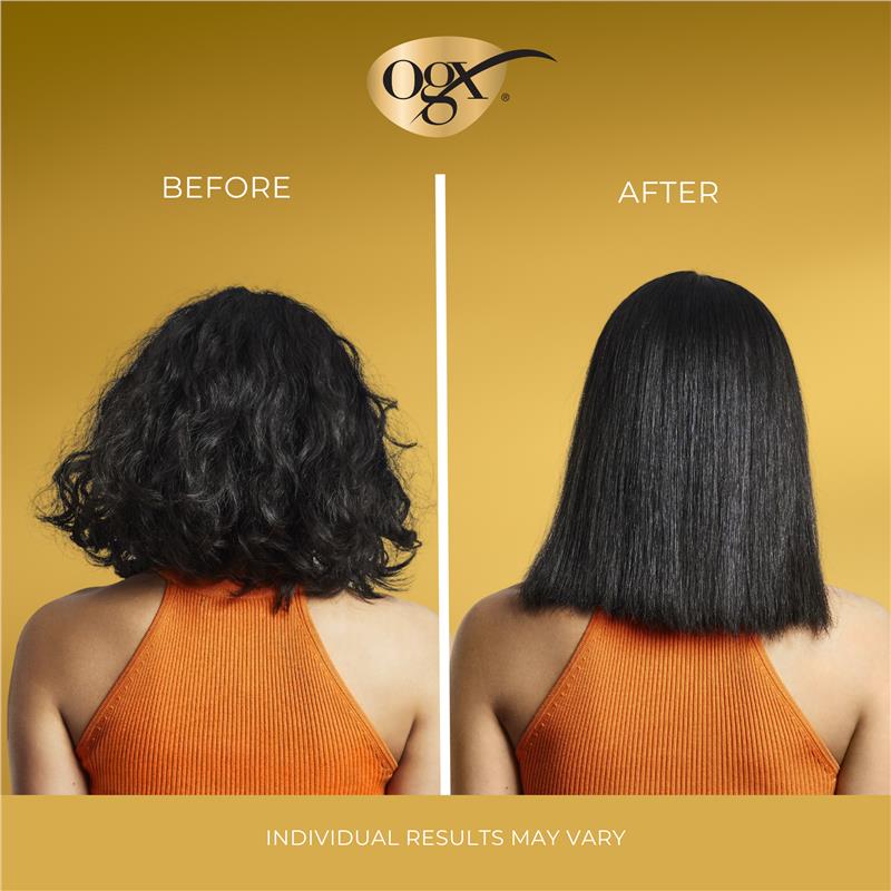 Ogx Ever Straightening + Smoothing & Shine Brazilian Keratin Therapy Shampoo For Dull Hair 385mL