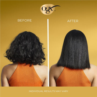 Ogx Ever Straightening + Smoothing & Shine Brazilian Keratin Therapy Shampoo For Dull Hair 385mL