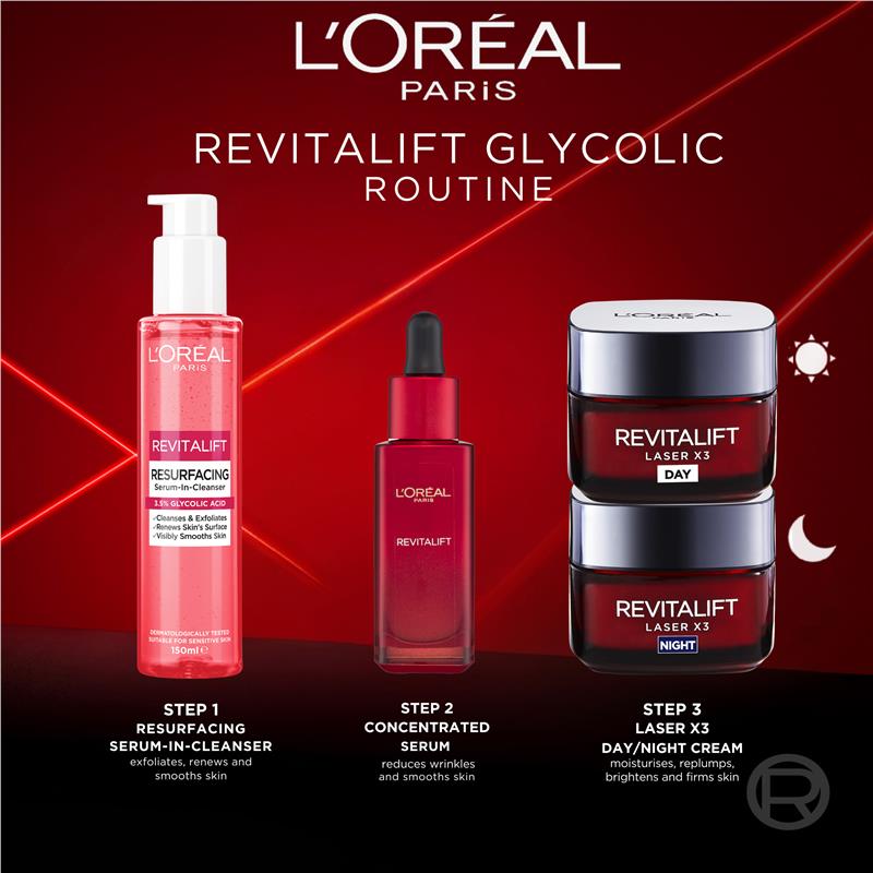 L'Oreal Paris Revitalift Laser Glycolic Cleanser 150ml