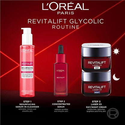 L'Oreal Paris Revitalift Laser Glycolic Cleanser 150ml