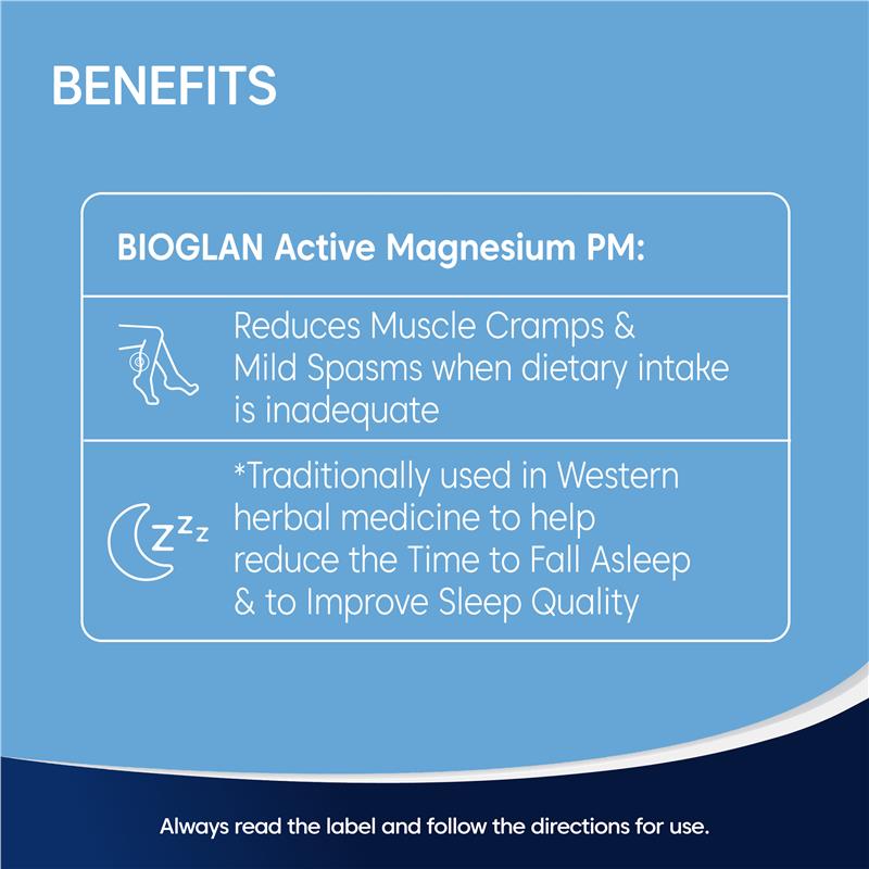 Bioglan Active Magnesium PM 150 Tablets