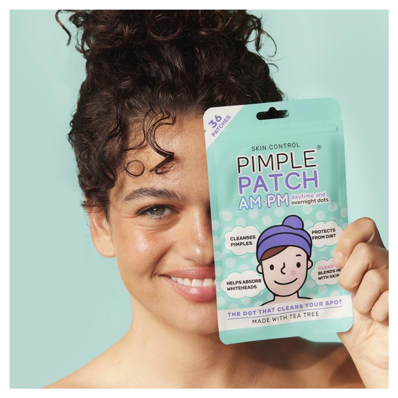 Skin Control Pimple Patches AM & PM Daytime and Night time dots 36 Patches