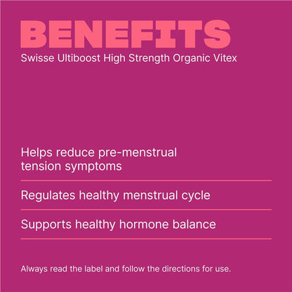 Swisse Organic Vitex 1500mg 60 Tablets