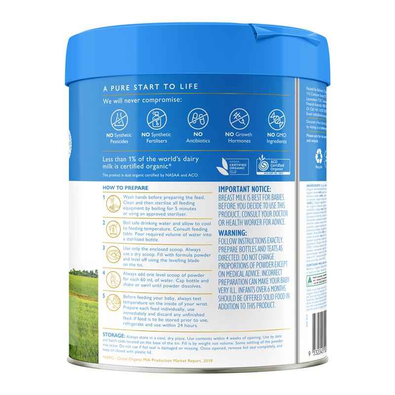 Bellamys Step 1 Infant Formula 800g