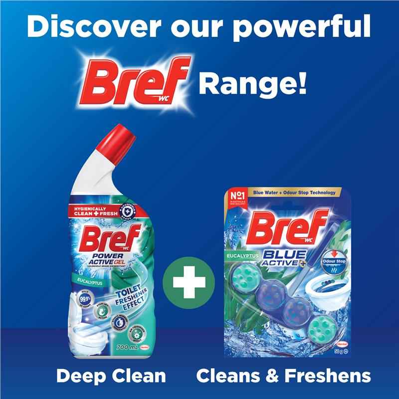 Bref Blue Active Eucalyptus Toilet Block 50g